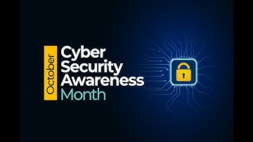 Cybersecurity Awareness Month October