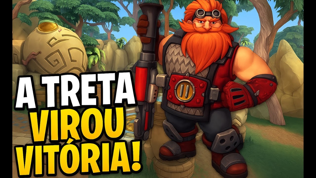 A treta virou vitória! Jogando de Barik no Paladins