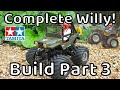 Tamiya Wild Willy 2 Build Part 3/3.WR-02 RC Kit 58242 steps 19-26 Jeep body shell completed