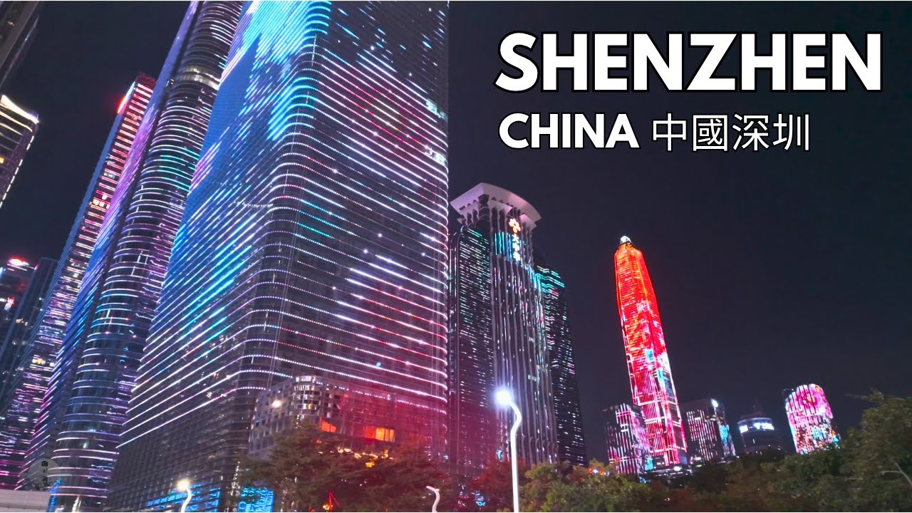 4K HDR Night Walk in Shenzhen's Most Modern Neighborhood | China Street Walking Tour