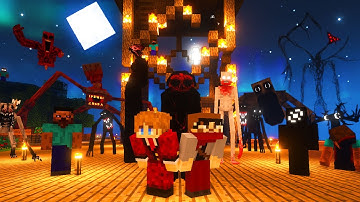We Added EVERY Minecraft Horror Mod Into Skyblock... [FULL MOVIE]