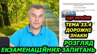 ТЕМА 33. Дорожні знаки. ПДР України 2024. Наказові знаки. Заборонні знаки. Знаки пріоритету.