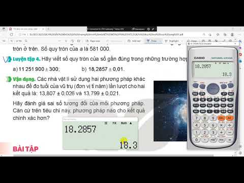 Casio quy tròn