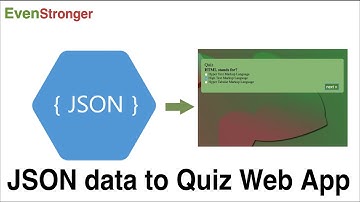 Quiz Test Web App using simple JSON data