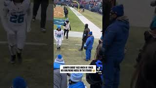 Jahmyr Gibbs face when he finds his girlfriend in the stands 😩🥰🔥🔥 #NFL #Shorts #Lions Profile