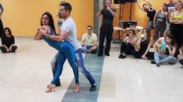 Michael and Aline - Bachaturo 2018 - Warsaw - zouk demo - Sunday