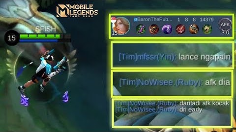 CLINT EPIC COMEBACK 1 HYPER DI TEAM AFK DI AWAL- AKHIR - MOBILE LEGENDS