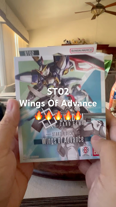 Unbox Gundam Wing with me 🔥 #gundam #gundamtcg #wingsofadvance #bandai #gundamwing #fy #tcg