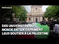 Des universits du monde entier expriment leur soutien  la palestine