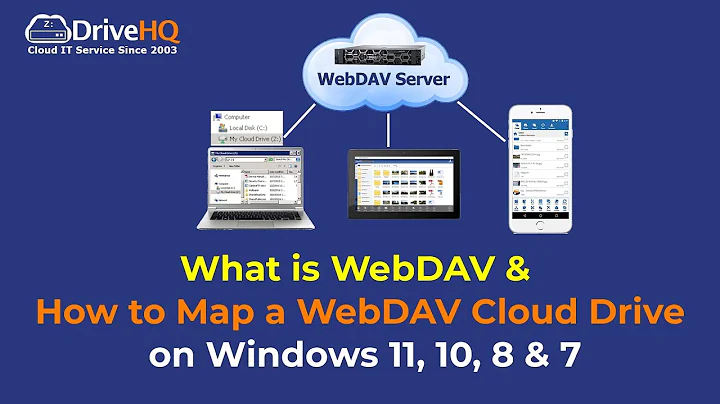 What is WebDAV? How to Map WebDAV Drive on Windows 11, 10, 8 & 7? Use WebDAV as Cloud File Server