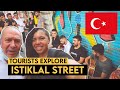 ISTIKLAL STREET IS CRAZY! Trying Içli Köfte and Kumpir! - TURKEY 2021