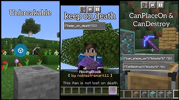 All Minecraft Bedrock Component Tags + NBT Editor