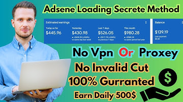 Google Adsene Loading Method 2024 || No Proxey Or Vpn Use ||Try This method Earn Daily 500$