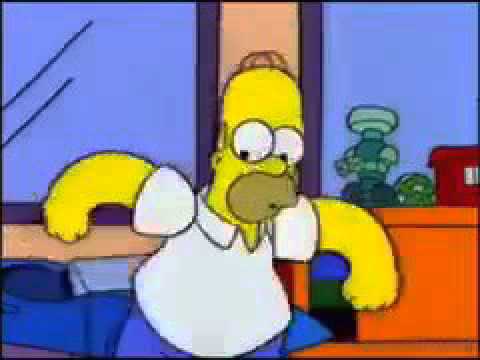 Homero simpsom tocando el piano - YouTube