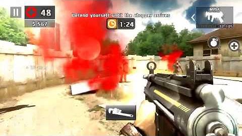 Dead trigger 2 gameplay, part 11: Helicopter escape/flares. SpG MoonHead