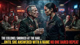 The Colonel Smirked At The Bar — Until She Answered With A Name No One Dared Repeat