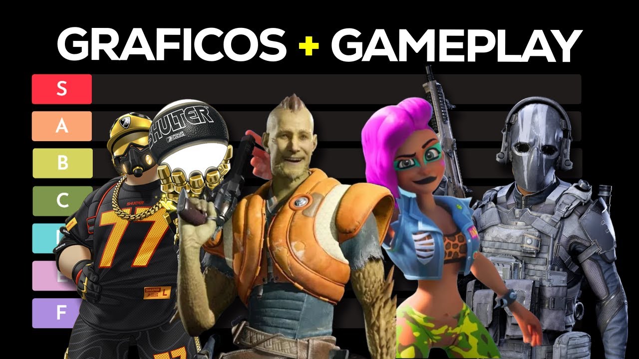 TIER LIST Juegos como Servicio: Gráficos + Gameplay 📊 (de mejor a peor)