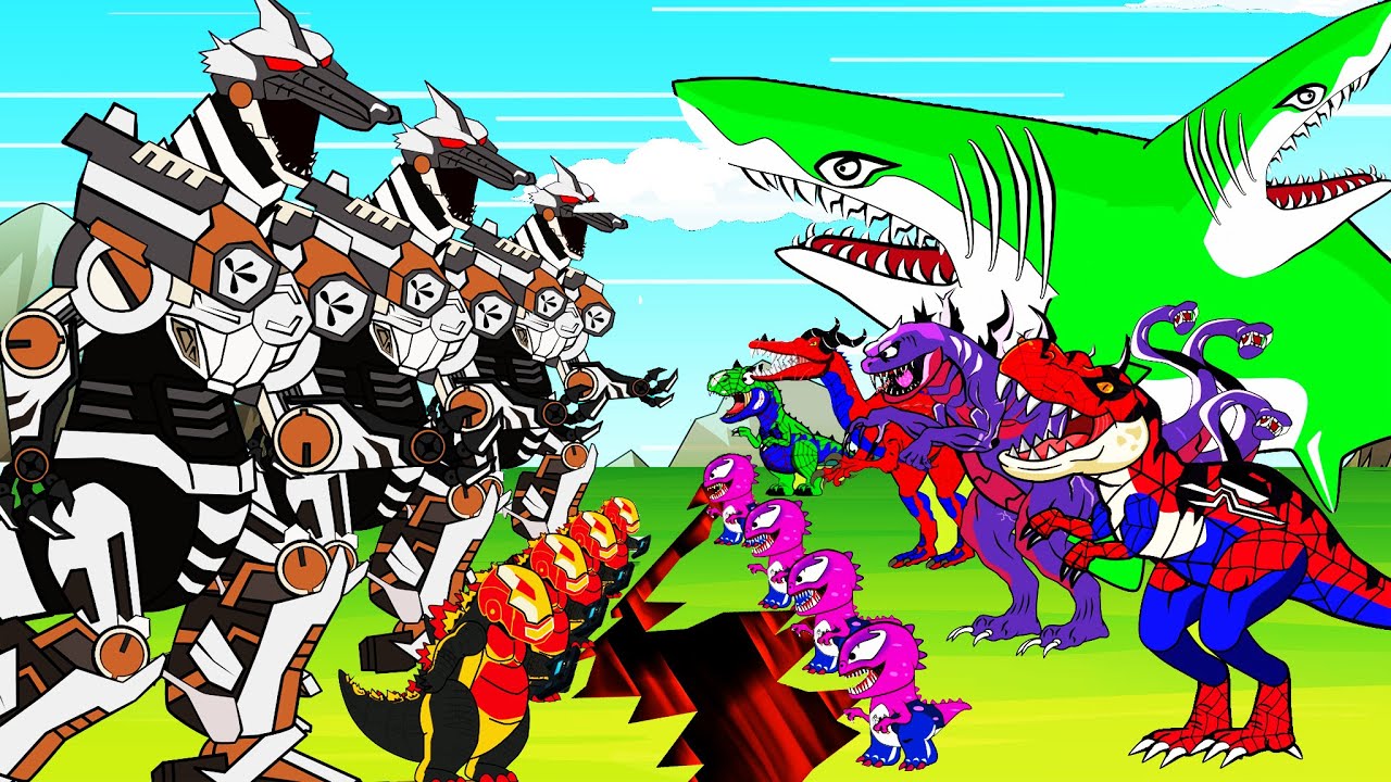 ALPHABET PTERODACTYL JURASSIC REX, IRON MAN, Predator EVOLUTION: GODZILLA Fallen Kingdom SUPERHEROES