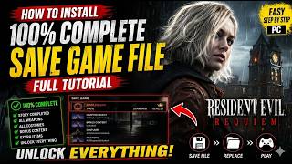 🎮 How To Install 100% Complete Save Game File in Resident Evil Requiem | Full Tutorial PC mg77 🎮 How To Install 100% Complete Save Game File in Resident Evil Requiem | Full Tutorial PC mg77