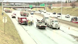 Video: I-75 crash, fuel spill cleanup
