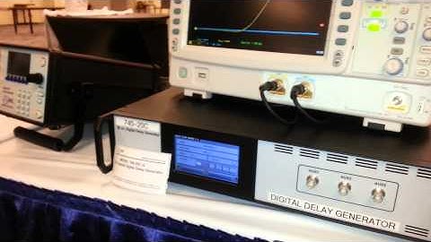 ICALEPS 2013 - Berkeley Nucleonics Demos 20 Channel Digital Delay Generator