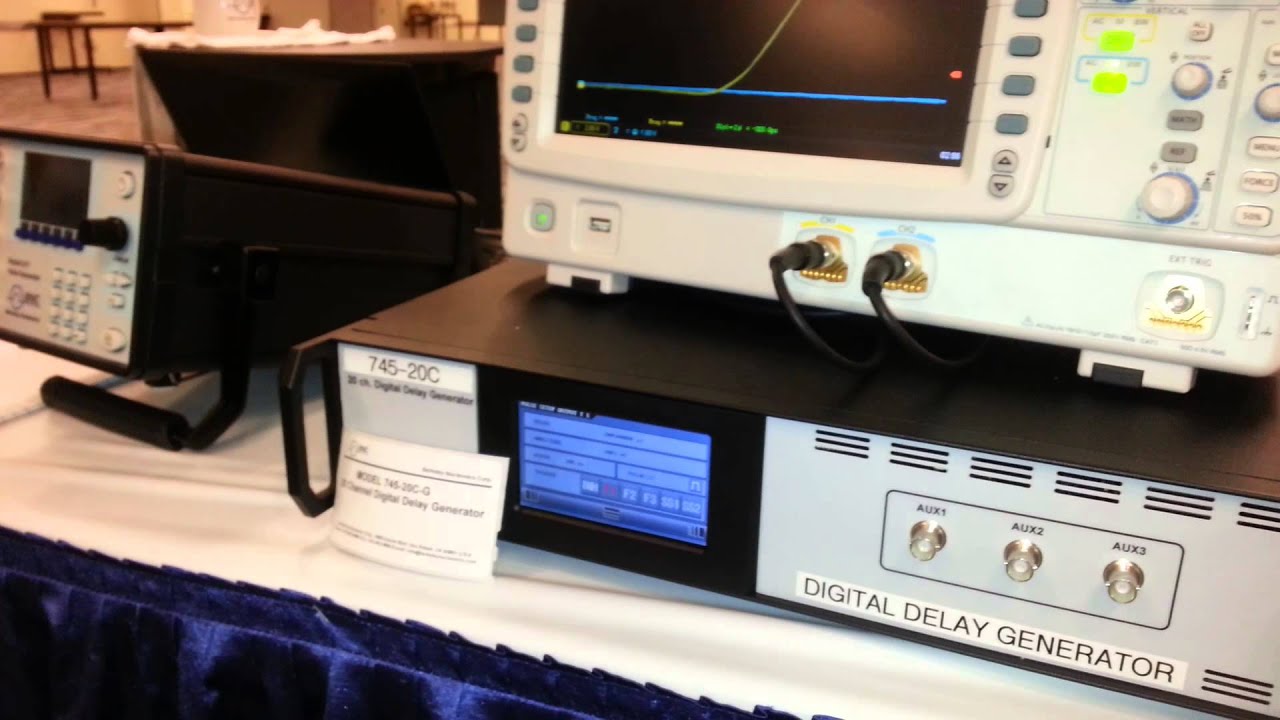 ICALEPS 2013 - Berkeley Nucleonics Demos 20 Channel Digital Delay Generator