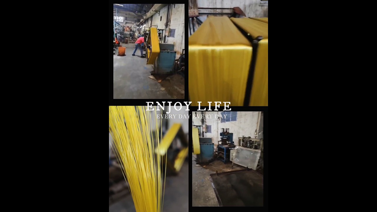 Gold color PET flaggable bristle——Brush filament source factory