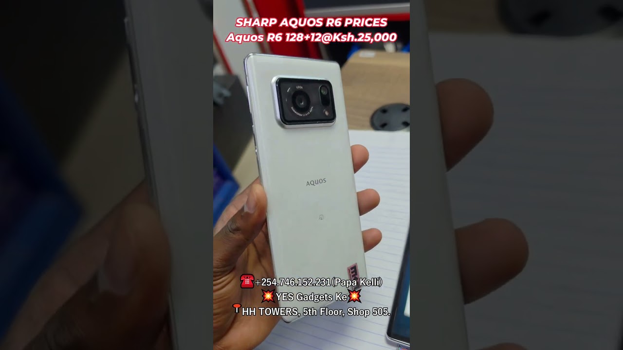 Sharp aquos r6 5g 12/128gb - YouTube