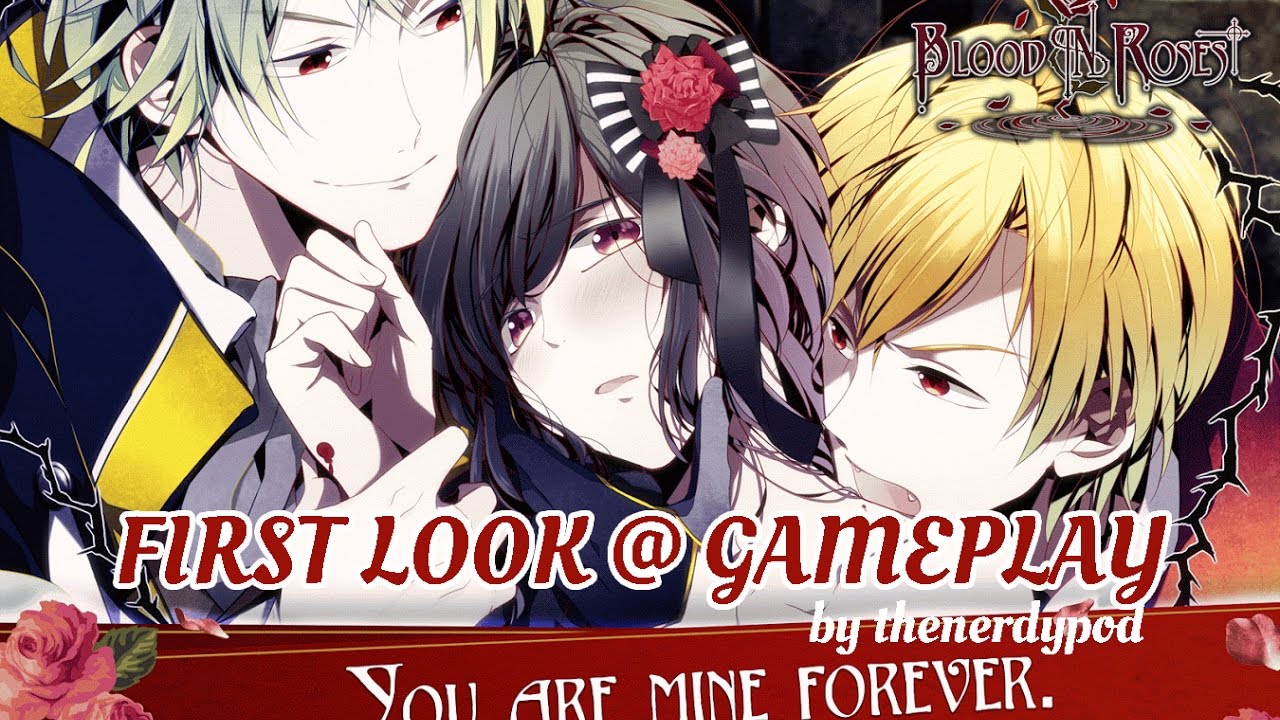 First Look @ Shall We Date: Blood In Roses+ by NTT Solmare 1-3【Android/IOS Mobile Games】