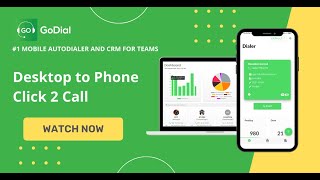 GoDial - Desktop to Mobile Click 2 Call - Mobile CRM Tele Calling Call Center Software screenshot 1