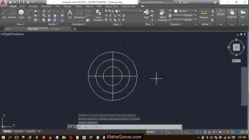 Editing Blocks Definition in Block Editor in Autocad Tutorial