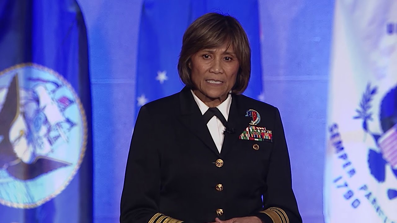 Vice Admiral Bono, USN, Director of the Defense Health Agency, delivers