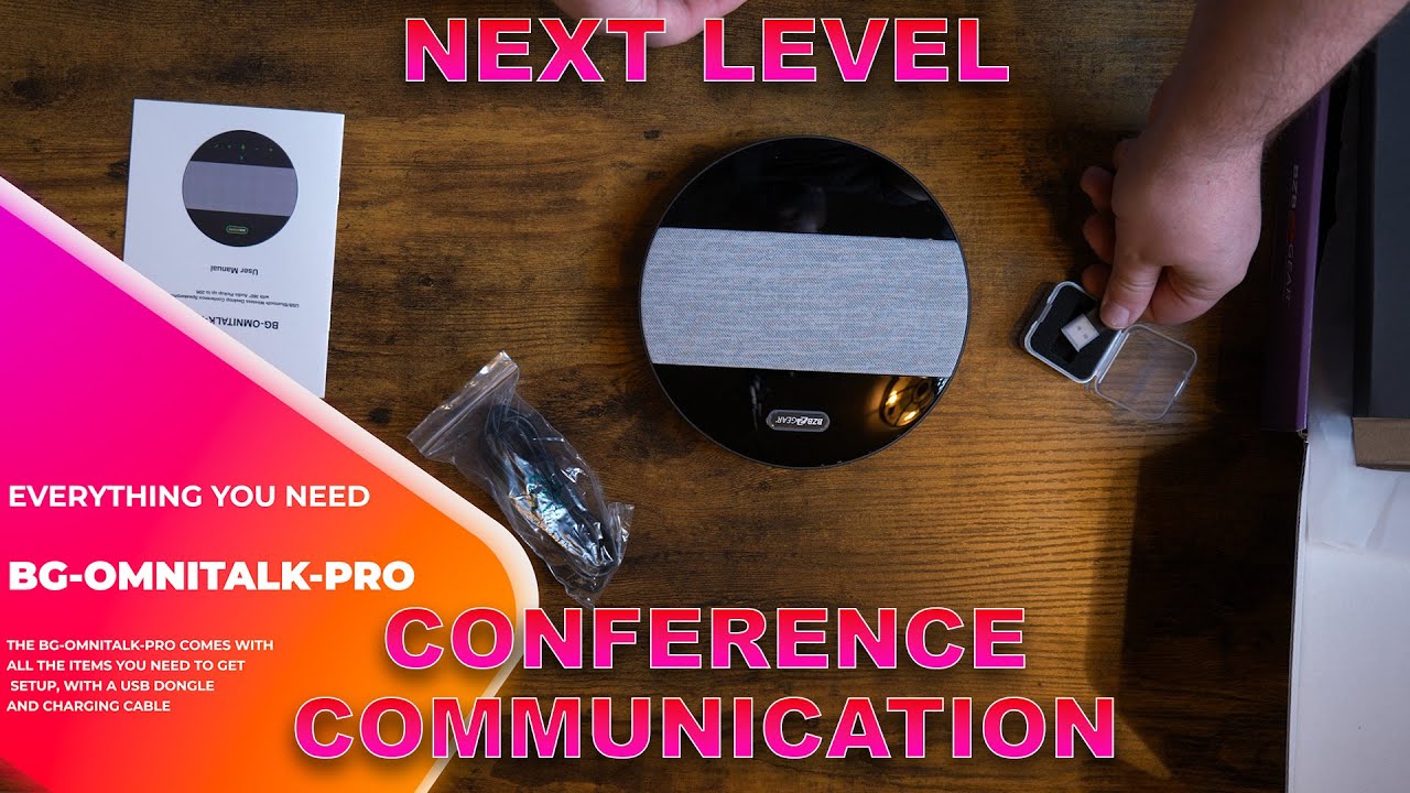 Check out the BG-OMNITALK-PRO! Pro Wireless Speakerphone Unboxing and Overview!