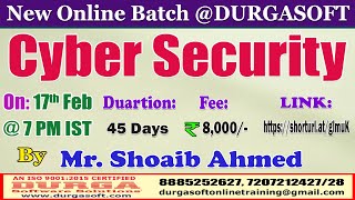 Cyber Security Online Training @ DURGASOFT screenshot 5