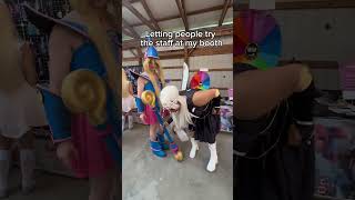 It Was As She Expected Lol cosplay animeconvention workout darkmagiciangirl