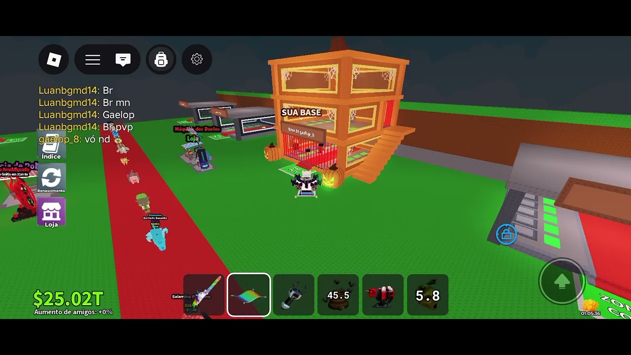 Finalmente fiz o primeiro roubo ele tá no final do video