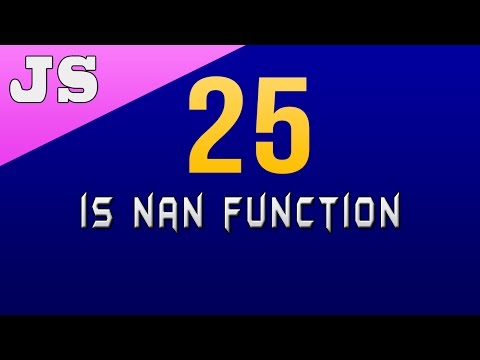 isNan Function in