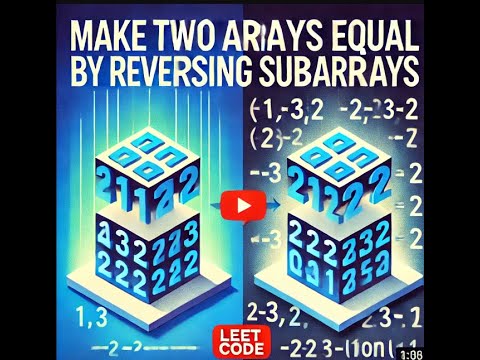 Make Two Arrays Equal by Reversing Subarrays | POTD | DSA