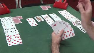 #34 Full Bridge Game - bidding & card play explained - 2 Hearts