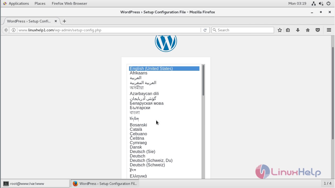 How to install Wordpress CMS 4.9.5 on CentOS 7 - YouTube