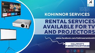 Rental Services Provided For TV And Projectors Along With Its Accessories screenshot 5