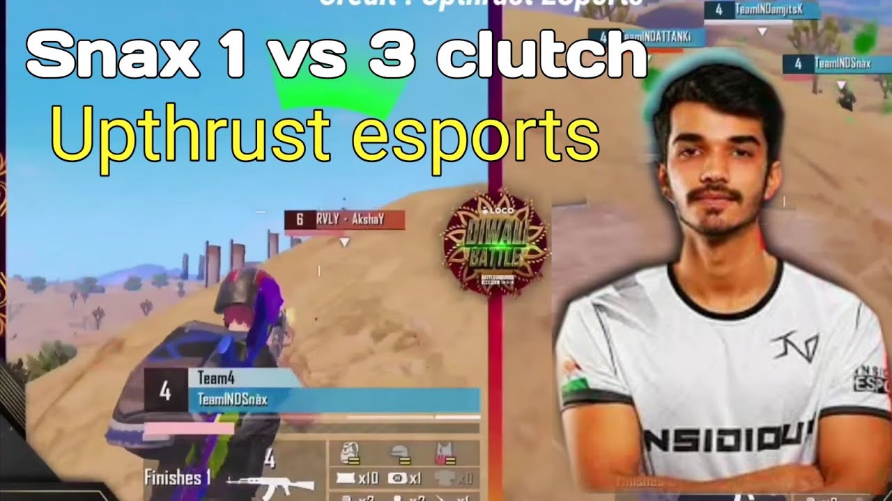 🇮🇳Snax 1 vs 3😱 against Rivalry esports 