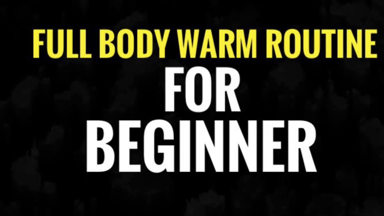Beginners warm up routine 💪🏼 - YouTube