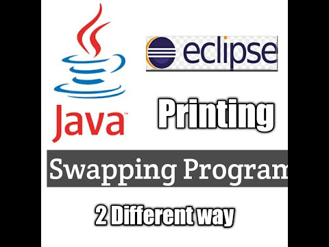 How to Swap Two Numbers in  java Different 2 ways