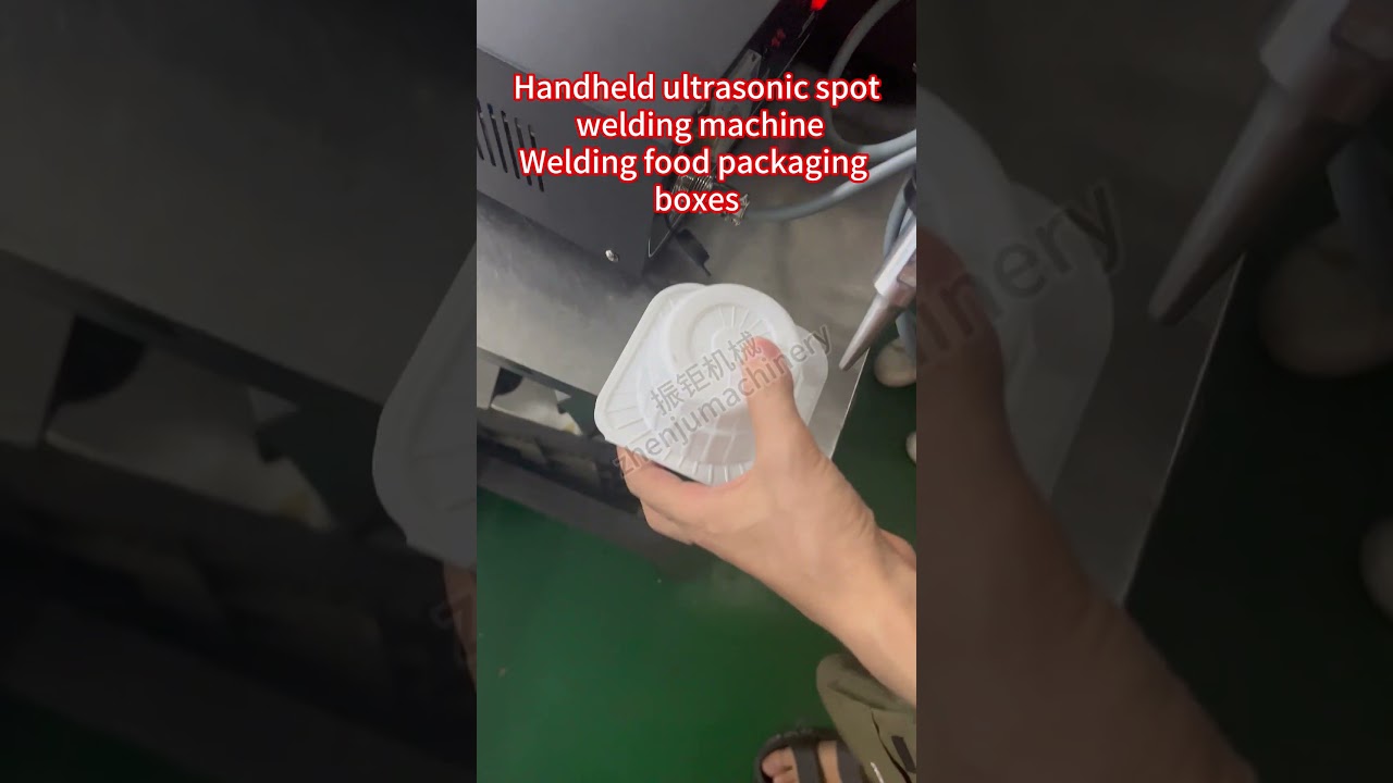 Handheld ultrasonic spot welding machine Welding food packaging boxes 