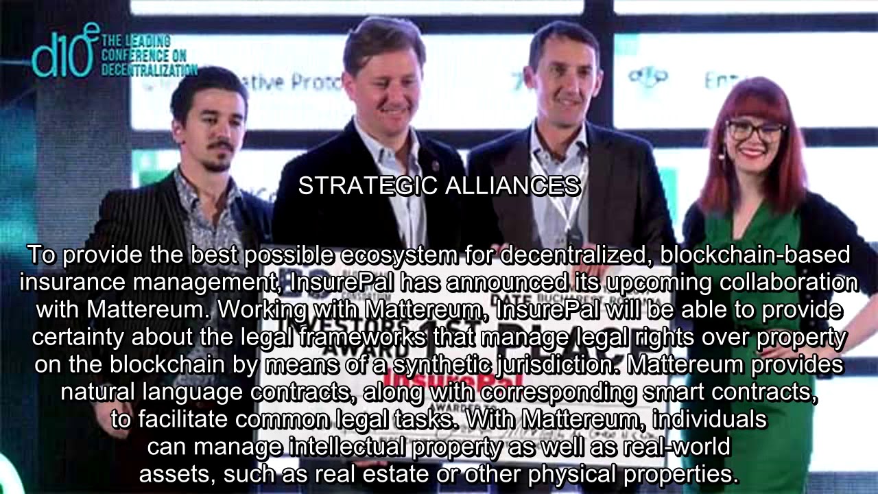 INSUREPAL PROVIDING INSURANCE FOR BLOCKCHAIN BUSINESS TRANSACTIONS, ANNOUNCES COLLABORATION WITH MAT