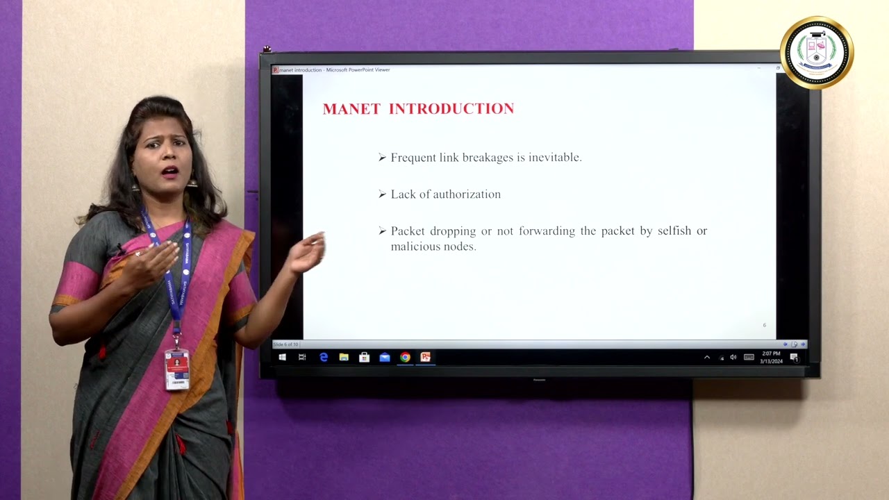 MOBILE ADHOC NETWORK - Ms Sabeena