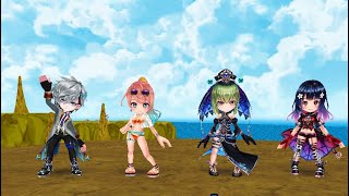 【白猫】グラプロ「バーストマウンテン」進行度1〜3 苦手なとこは槍がやればいいじゃない