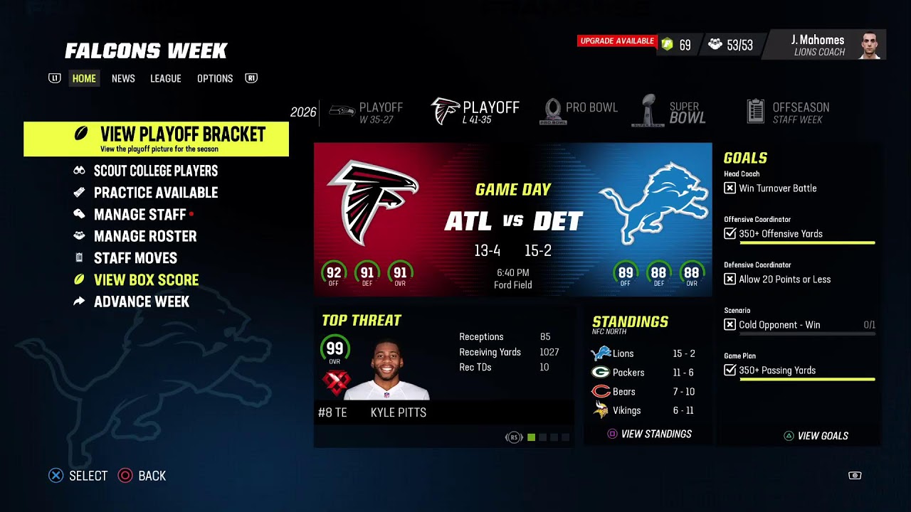 TFA Season 5 NFC Championship v ATL