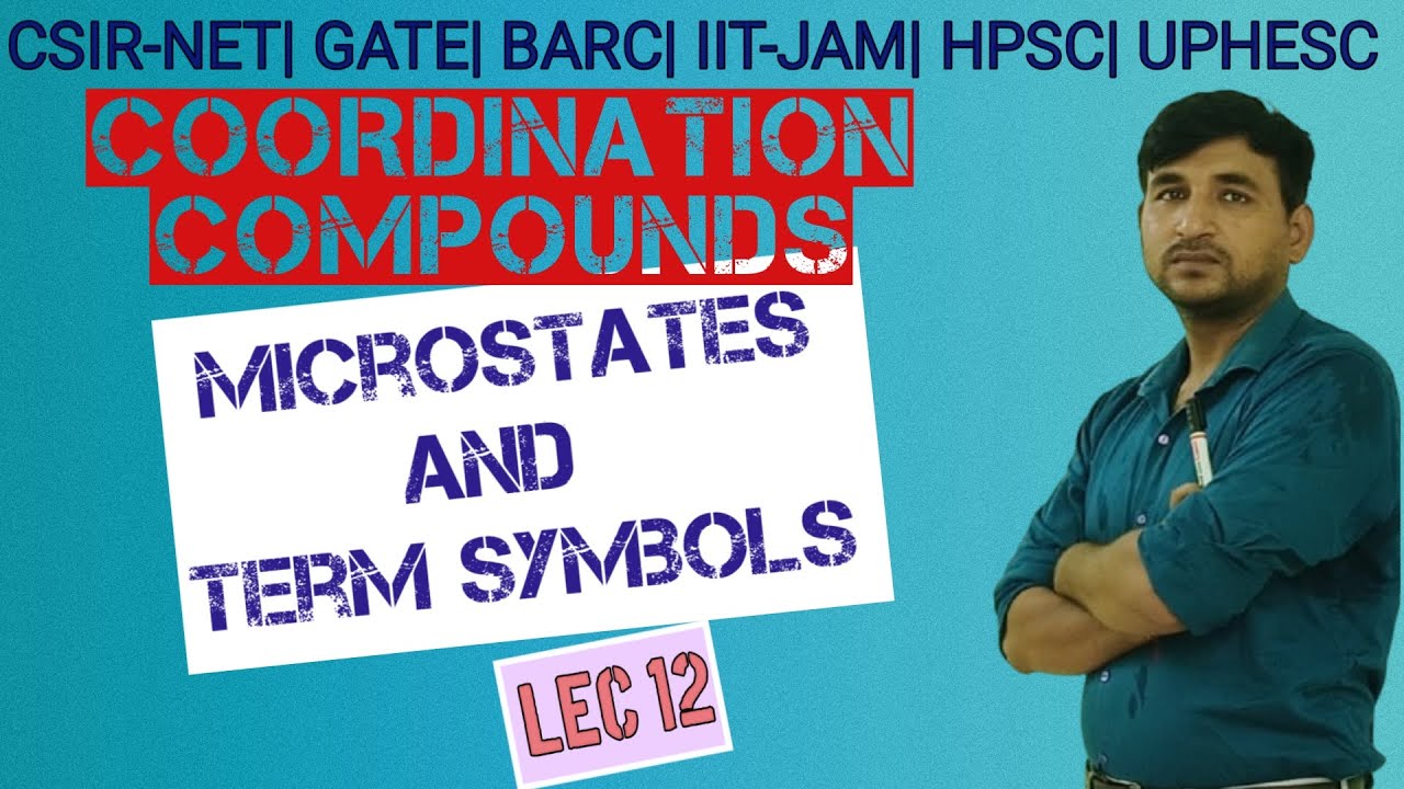 Atomic States| Microstates| Term Symbols| CSIR-NET|GATE|BARC|IIT-JAM|HPSC|UPHESC